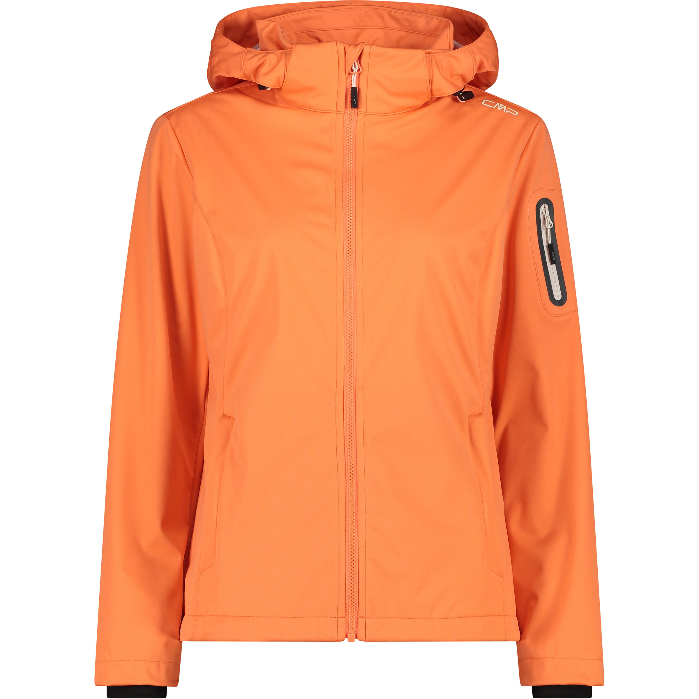 CMP Light Softshell Damen Softshelljacke orange Größe S Trekking Wasserabweisend Wasserabweisend