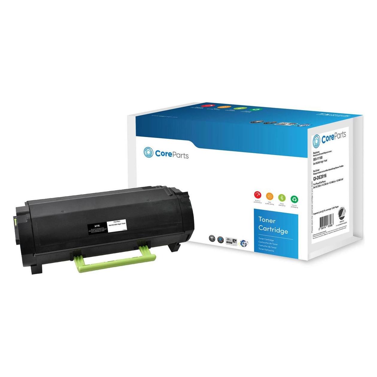 CoreParts Lasertoner for Dell Black (QI-C3NTP)