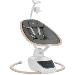 Kikkaboo Babywippe BeMoove elektrisch Moskitonetz Fernbedienung Melodien Timer grau