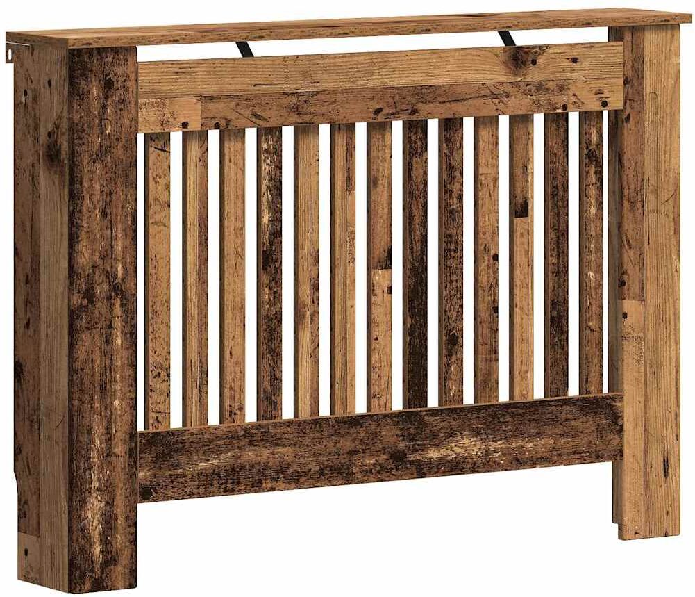 vidaXL Cache-Radiateur Bois ancien 112 x 19 x 81,5 cm