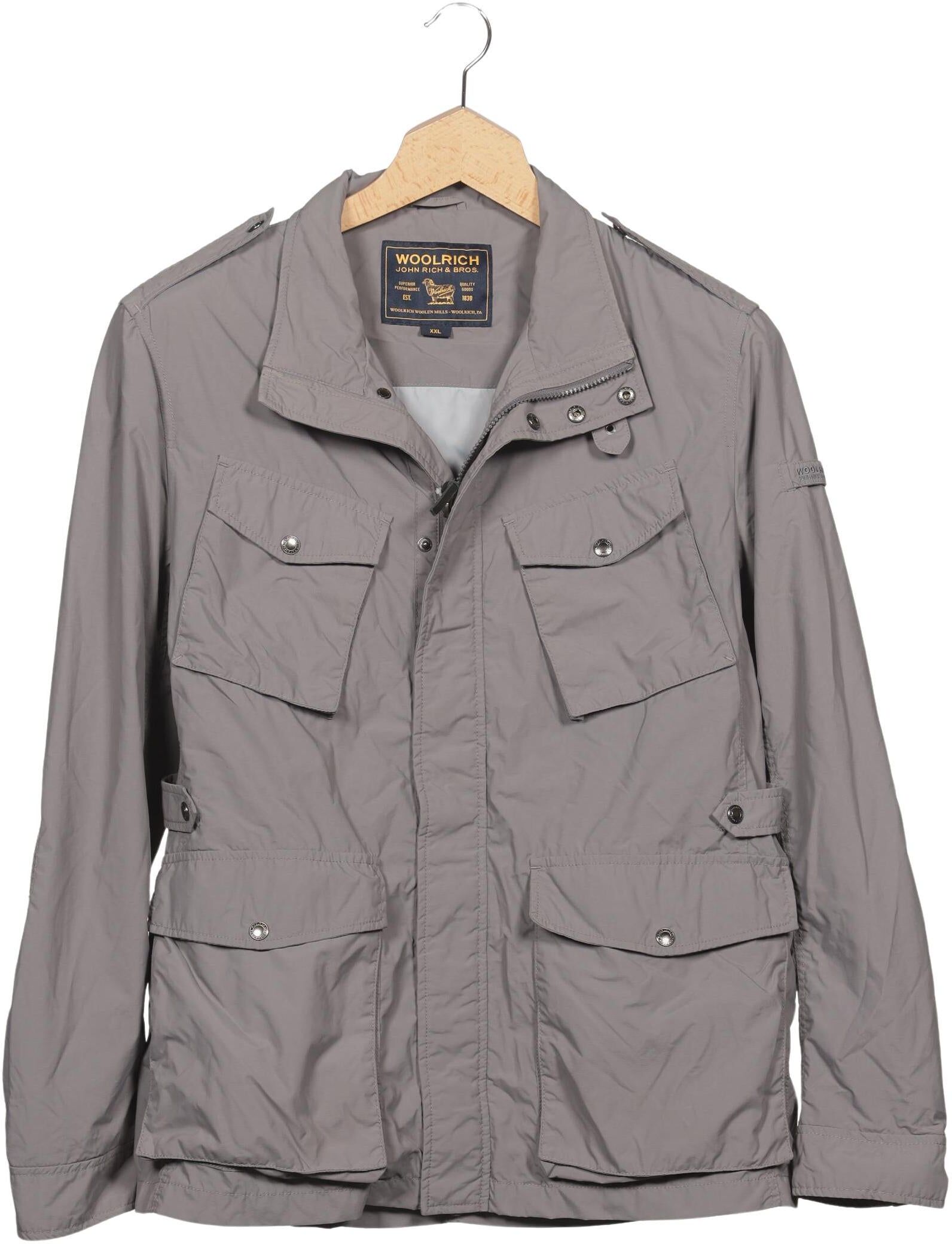 Woolrich Herren Jacke, Grau, Gr. Xxl, Synthetik - Second Hand