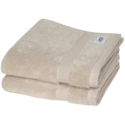 SCHÖNER WOHNEN Kollektion Handtuch 2er-Set   ¦ beige ¦ Maße (cm): B: 50 H: 1