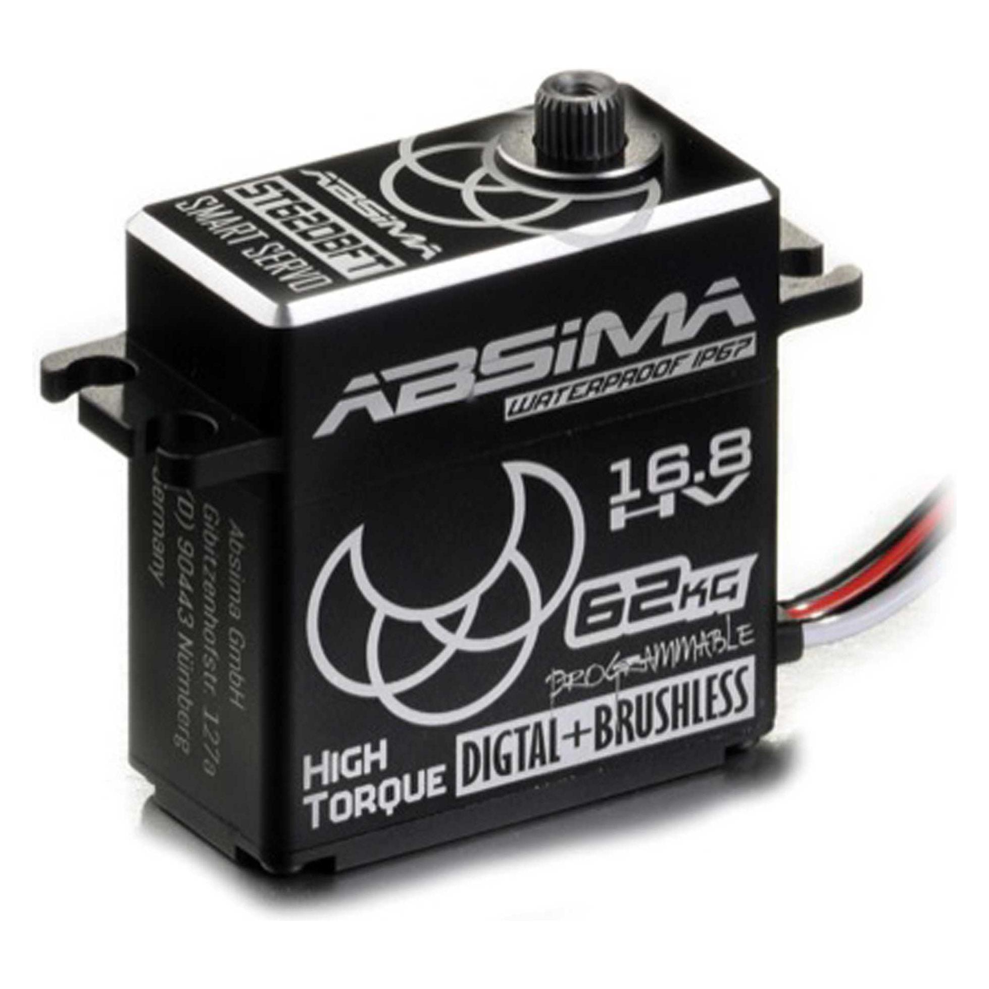 Absima Servo HV 3S/4S Digital Alu ST62DBFT Crawler-Spec. Waterproof (AB2030109)