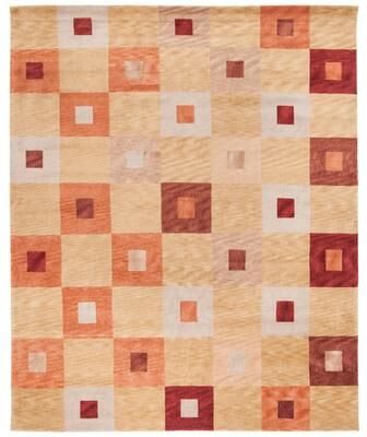 SAFAVIEH Couture Hand-knotted Tibetan Neti Modern Wool Rug