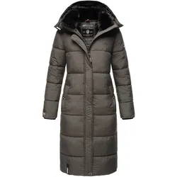MARIKOO Damen Winterjacke Steppmantel Weichem Innenkragen & Abnehmbarer Kapuze Reliziaa