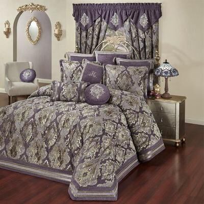 Touch of Class Regalia Grande Bedspread Grape, Queen, Grape
