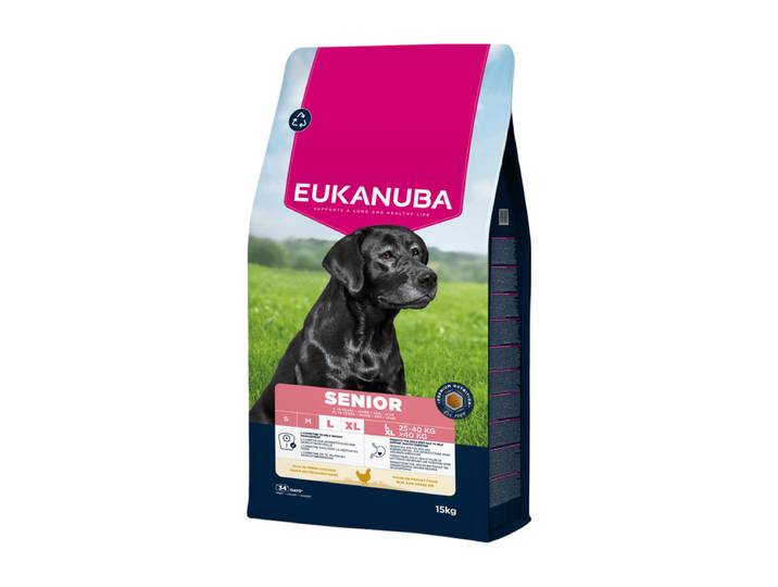 Eukanuba Life Care Senior Large Hondenvoer met Kip 15 kg