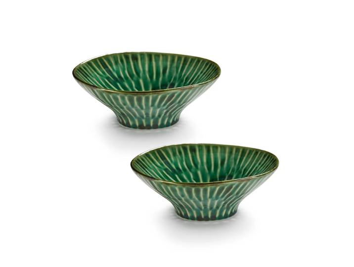 Serax - Verde Lanza Schale M, grün (2er-Set)