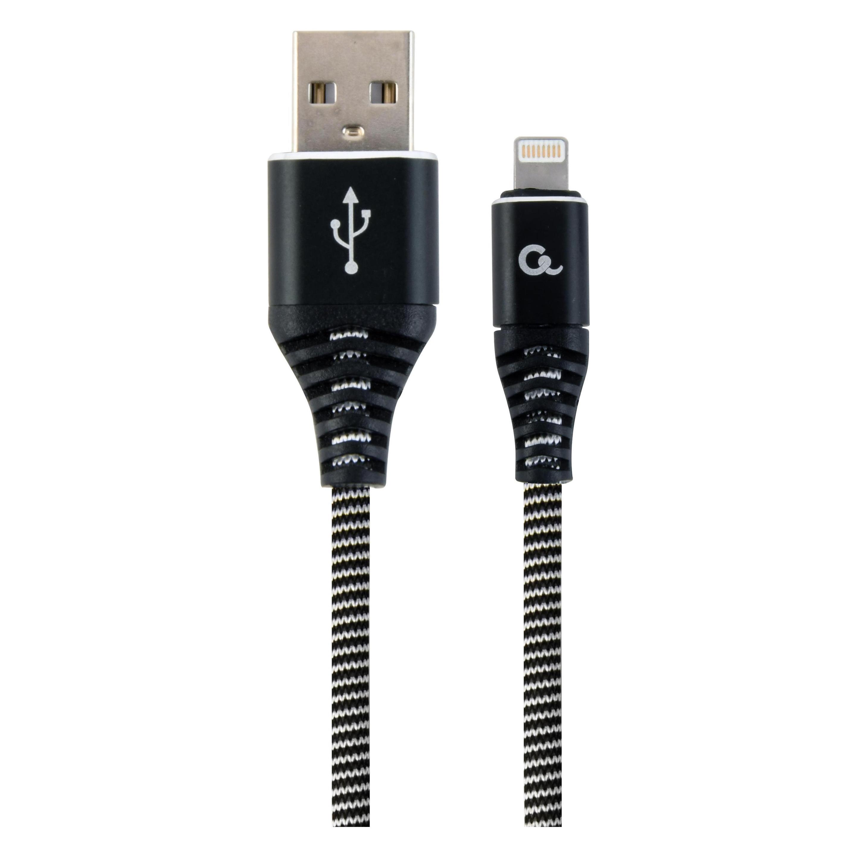 Gembird CC-USB2B-AMCM-1M-BW USB Kabel USB 2.0 USB A USB C Schwarz (1 m, USB 2.0) (CC-USB2B-AMCM-1M-BW)
