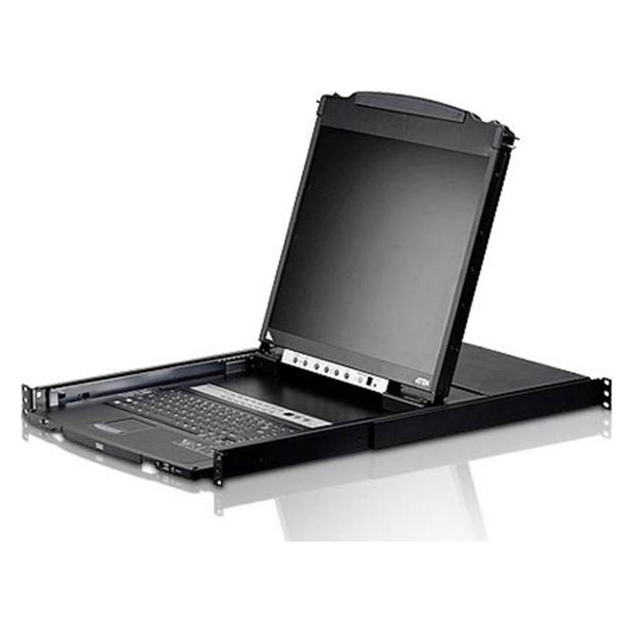 Aten CL5808N FR Dual Rail KVM-Switch 8-Port, 19"-LCD (PS/2-USB VGA) FR-Layout (CL5808N F)