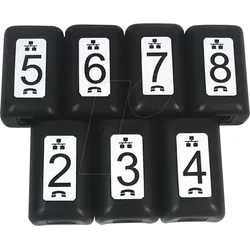 SOFTING 226508 - Wiremap Identifikatoren, Set mit 7 Stück, #2 - #8