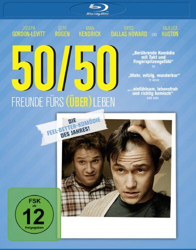 Jonathan Levine - 50/50 - Freunde fürs (Über)Leben [Blu-ray] - Preis vom 17.10.2026 19:25:27 h