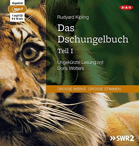 Rudyard Kipling - Das Dschungelbuch - Teil I: Ungekürzte Lesung mit Doris Wolters (1 mp3-CD) - Preis vom 14.10.2026 23:07:16 h
