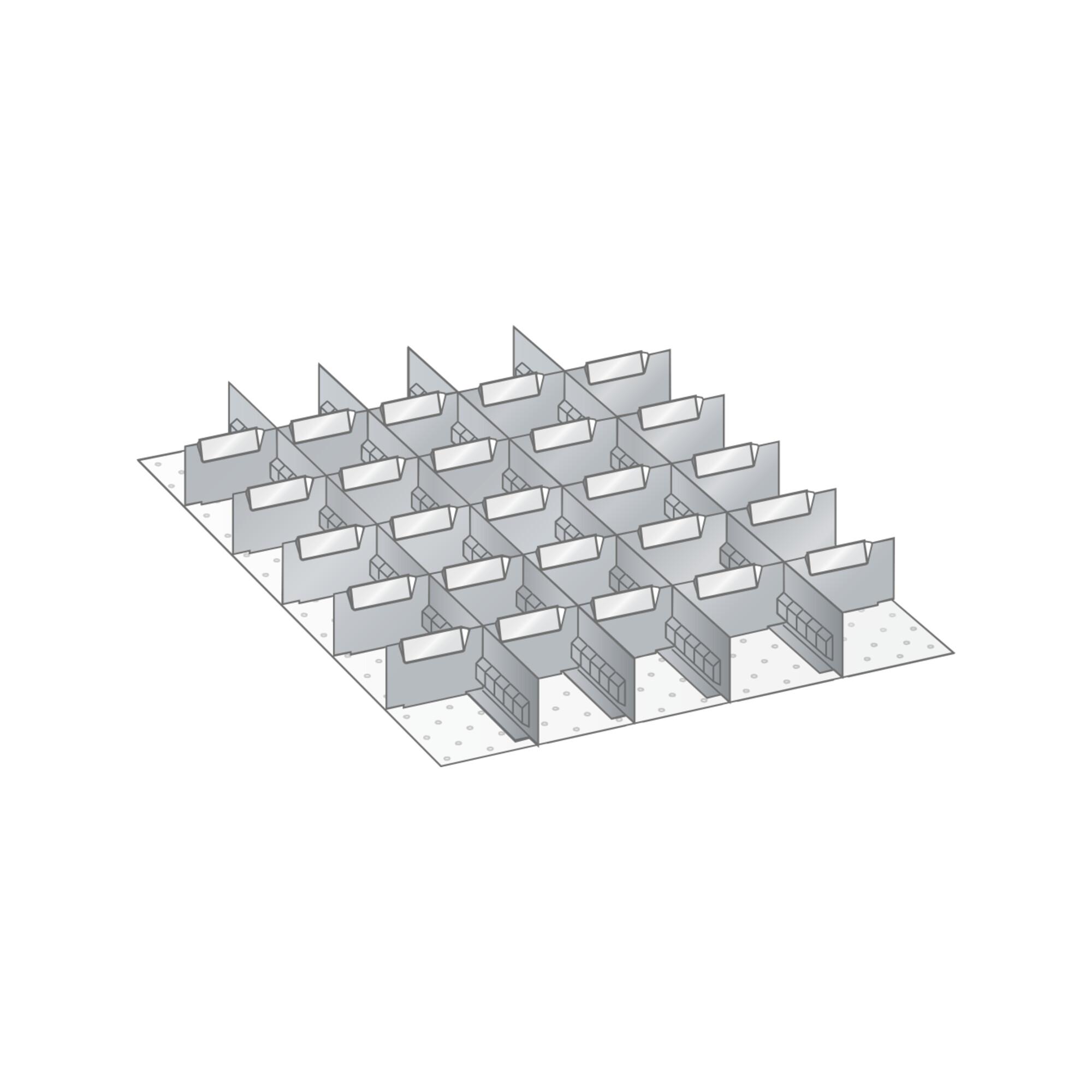 Lista Set Schlitzwände und Trennbleche 27x36E (BxTxFH) 459x612x50mm (100.234.000)