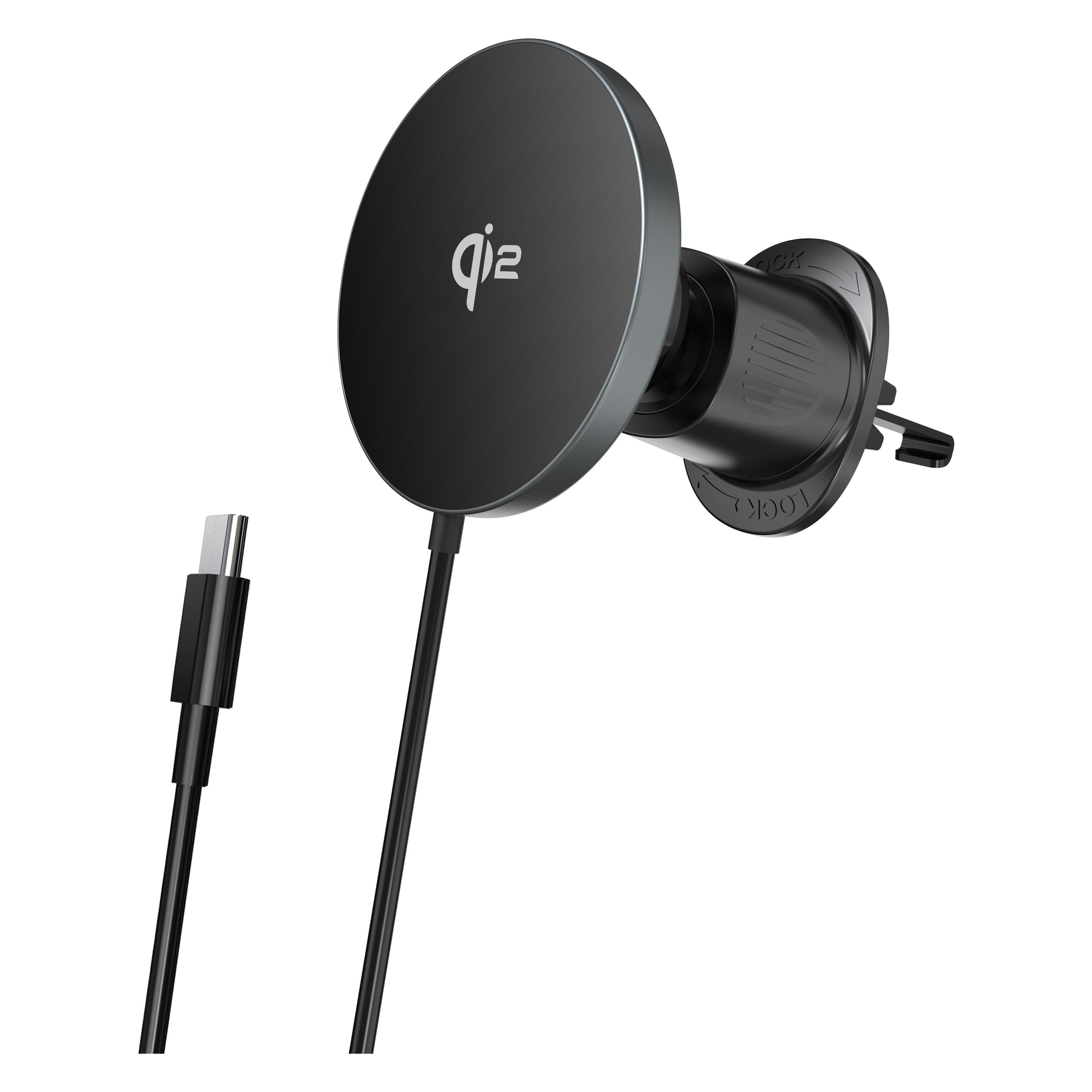 FoneKit Air Vent Mag 15W Magnetic Qi2 Car Charger (W15W-CC101)