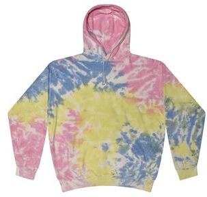Tie-Dye CD877Y Youth Tie Dye Pullover Hoodie in Sherbet size M 10-12 8777Y, T8777Y