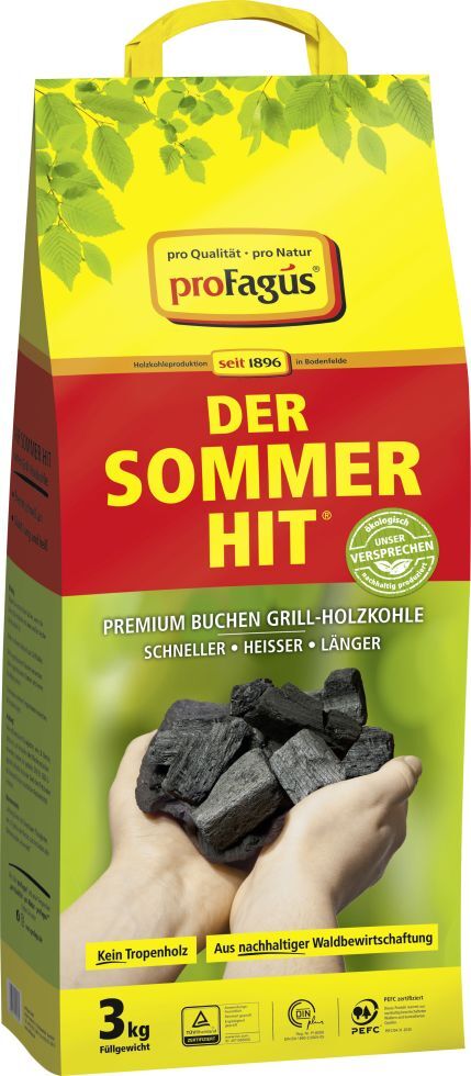 Weitere Profagus Buchen Grill-Holzkohle der Sommer Hit 3 kg