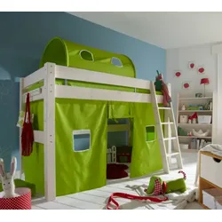 Tobykids Mittelhochbett 90x200cm inkl. Rollrost, VERSANDKOSTENFREI
