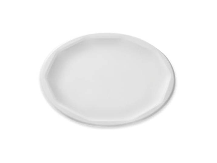FRANZ MENSCH 1000 Stück Byò Byò Teller Ètoile, rund Zuckerrohr, Ø: 22, 5 cm, weiß, Karton, Zuckerrohrteller, Einmalteller, Einwegteller