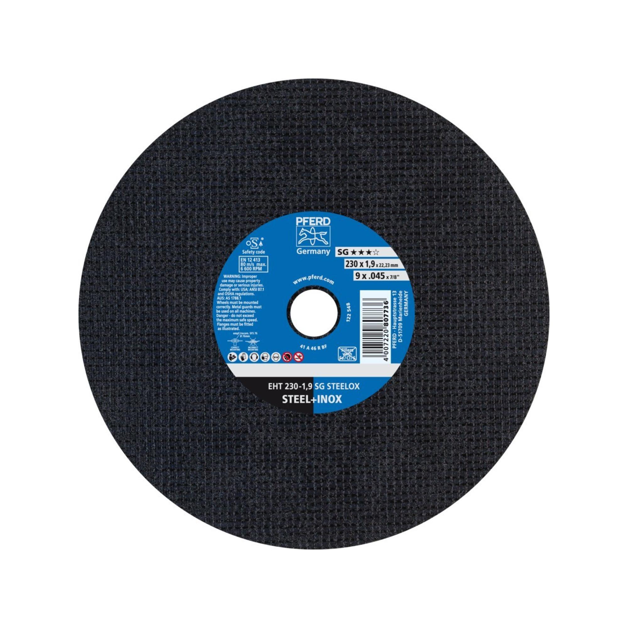 Pferd Trennscheibe gerade A46RSG-INOX 230x1,9mm (61328430)
