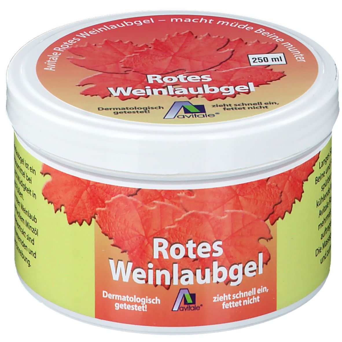 Rotes Weinlaub Gel 250 ml