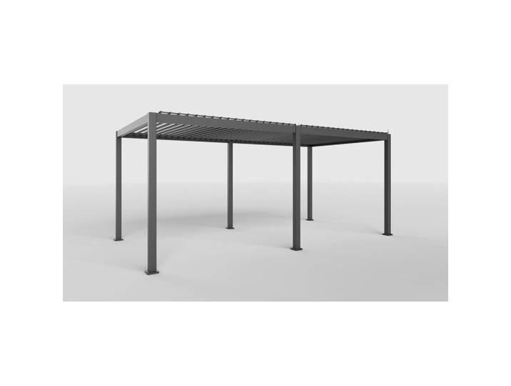 Gardenson Pergola, Metall, 600x250x300 cm, Sonnen- & Sichtschutz, Pergolas