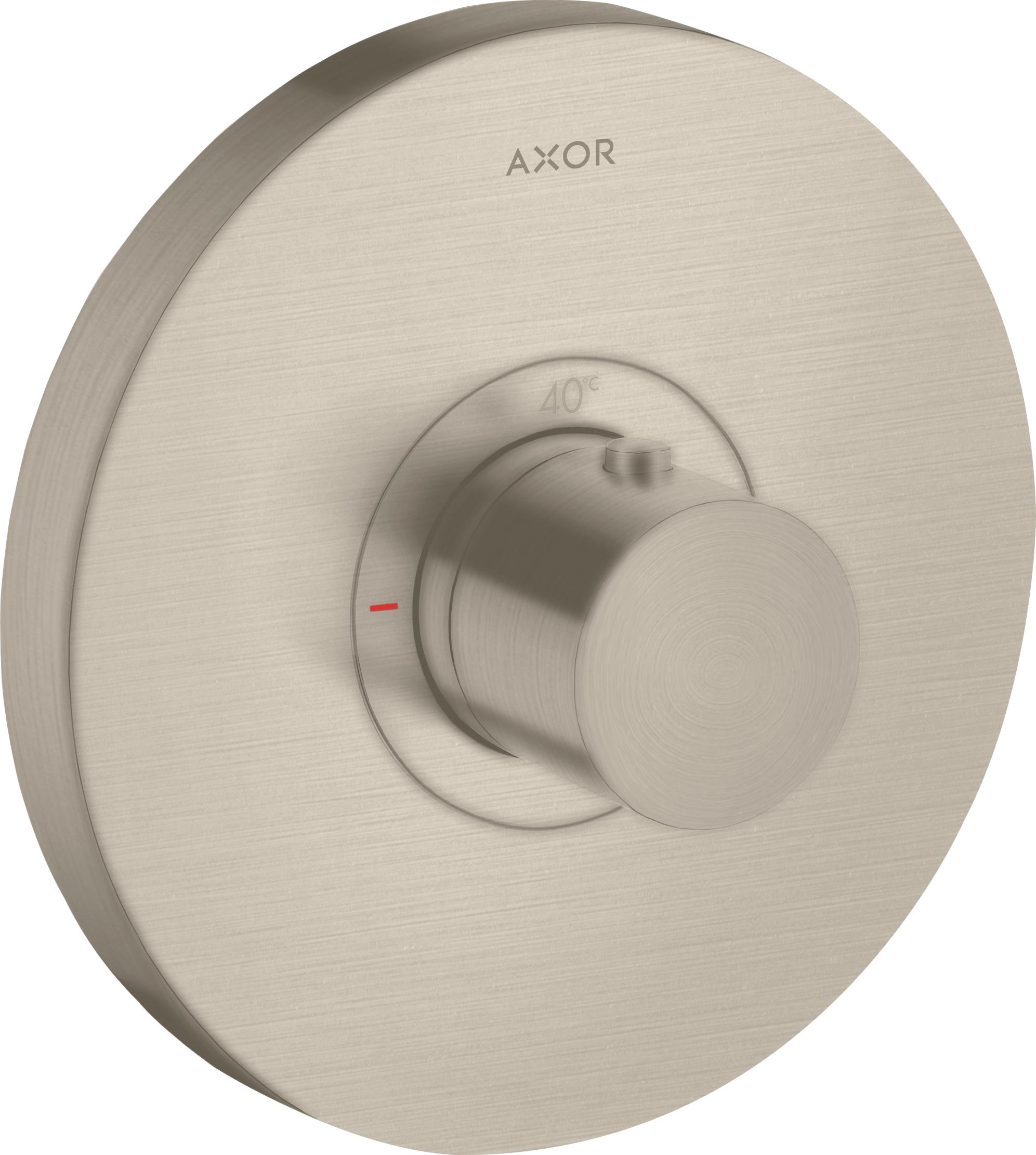 hansgrohe Fertigset ShowerSelect HF UP-Thermostat, rund, brushed nickel