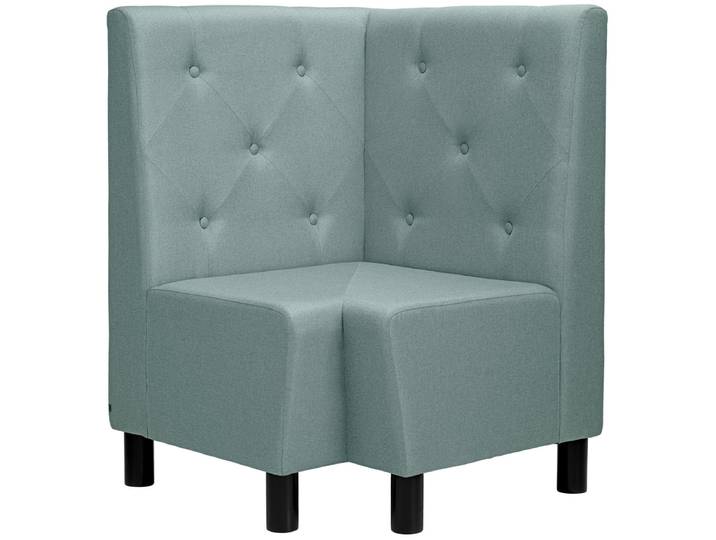 VEGA Eckbank Lerida II Stoff 75x75x102 cm (BxTxH); hellblau