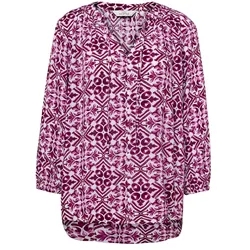 Tchibo - Bedruckte Tunika-Bluse - Damen - Gr. 40 - weiß/print