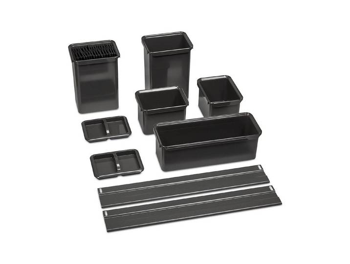 Kesseböhmer Aufbewahrungssystem YouboXx-Set Ordnungssystem anthrazit für Apothekerauszug, Set 1, für DISPENSA, DISPENSA Swing, DISPENSA junior
