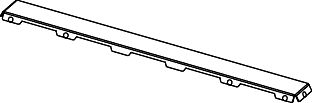 TECE Trägerblech Duschrinne 668026 700 mm, für Naturstein