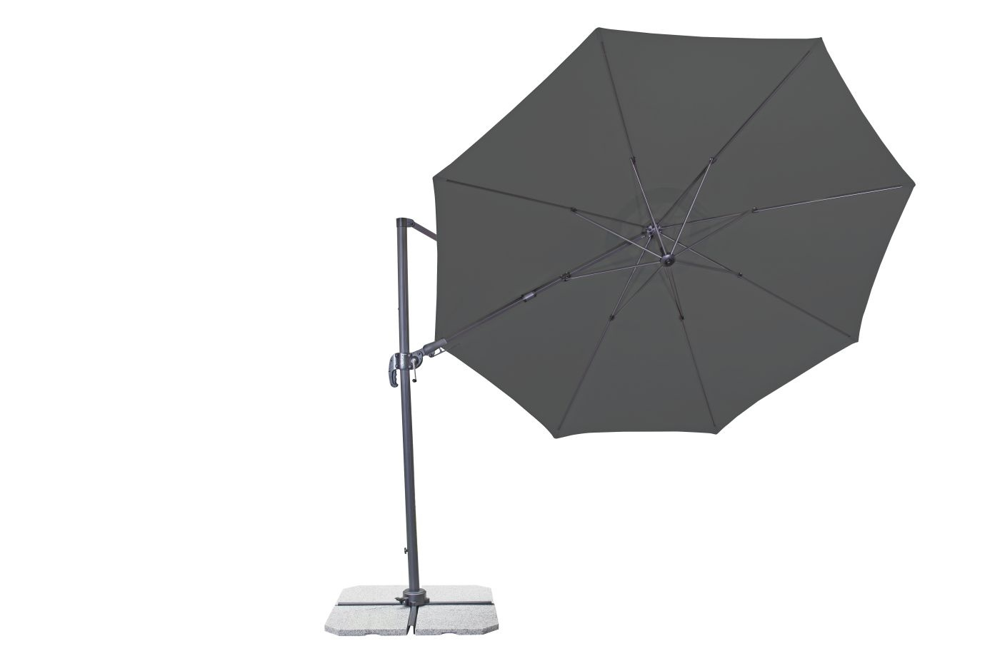 DOPPLER Pendelschirm RAVENNA AX Ø 330 cm, anthrazit 09243959