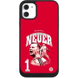 Nivocase Handyhülle für Apple iPhone 11 Hülle NIVOpure Case Schwarz FC Bayern München FCB Manuel Neuer (Apple iPhone 11), Smartphone Hülle, Schwarz