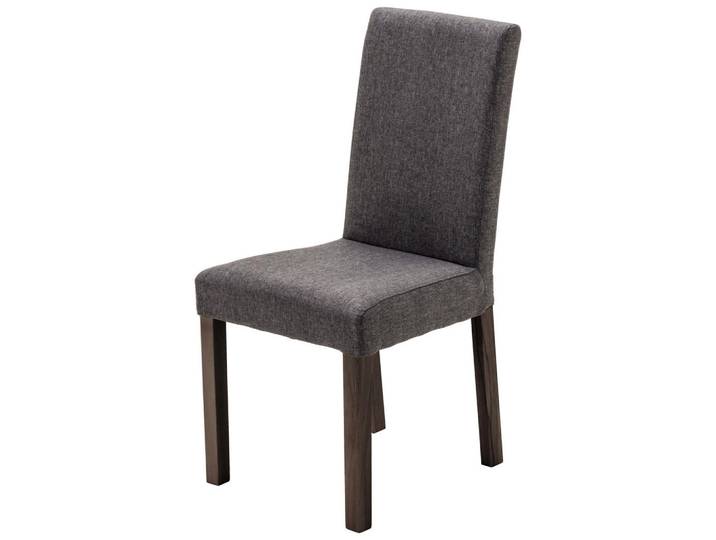 Carryhome Stuhl, Anthrazit, Buche Kolonial, Textil, Buche, massiv, eckig, 44x92x57 cm, Beinauswahl, Stoffauswahl, mit Griff, Esszimmer, Stuhl, Esszimmerstühle