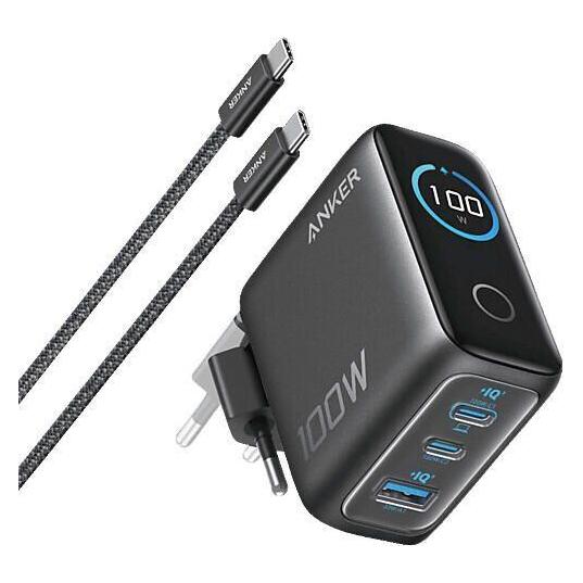 Anker Zolo GaN Fast Charger (100 W, 3 Ports) (B121BGZ1)