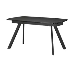Primo Glastisch ausziehbar Tilly ¦ grau ¦ Maße (cm): B: 90 H: 76