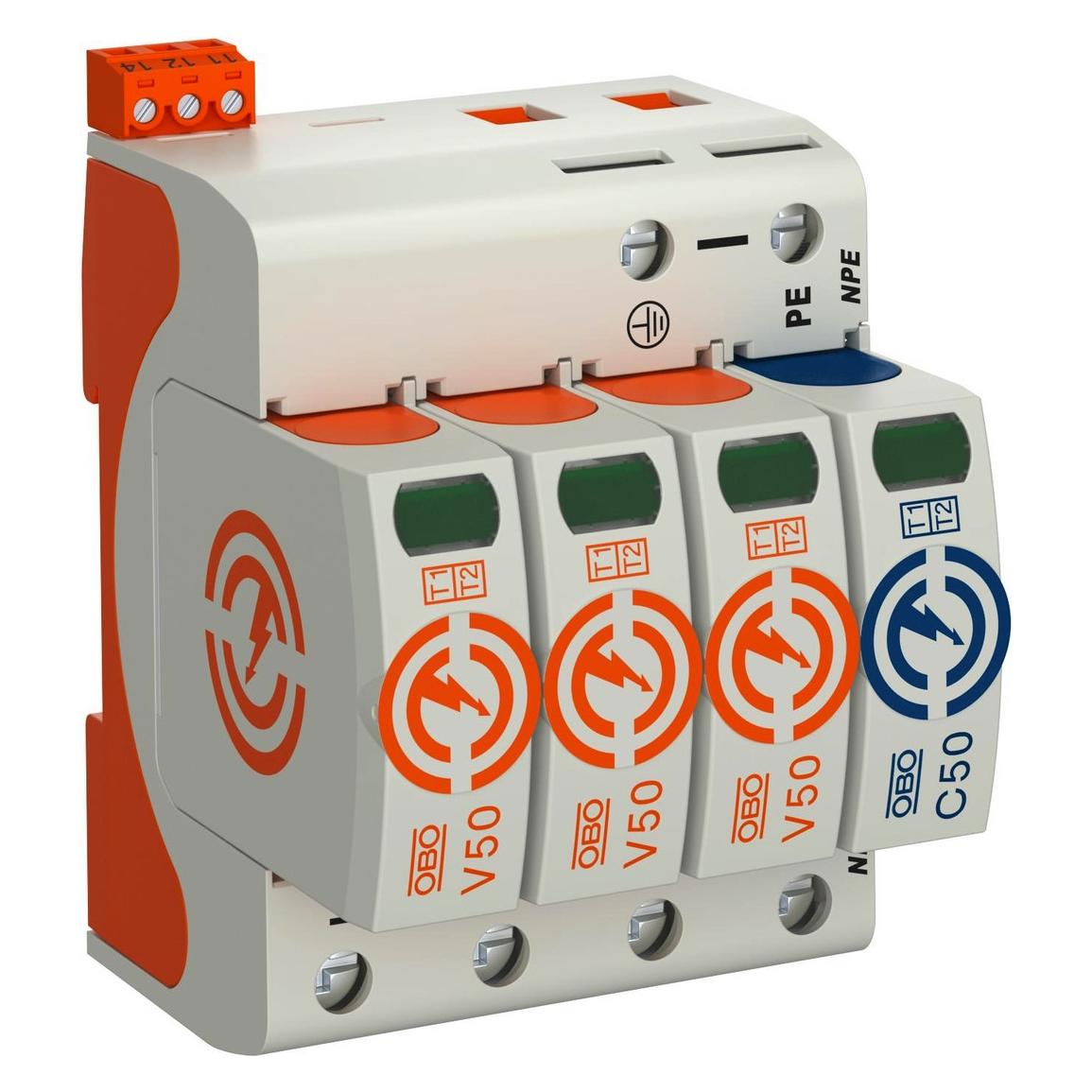 OBO Bettermann Bettermanas Periodis B + C 3P+N 12,5 kA 280V (5093533) (5093533)