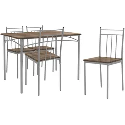 ESSTISCH SET 5-teilig Treibholz