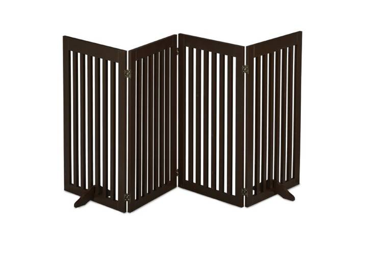 Relaxdays Braunes Absperrgitter 92 cm