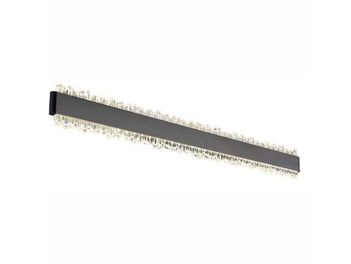 Applique murale LED en acrylique noir mat - Largeur 70\,5 cm