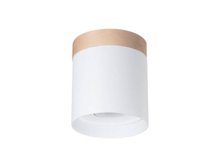 SOLLUX lighting - Rif Pendelleuchte - Hängeleuchte - Stilvolle Pendellampe - Lange Lebensdauer - Attraktives Design - Material Stahl - GU10, 1x max 10W LED, ~230V, 50Hz - Weiß/Naturholz