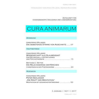 Cura animarum (2017) 1, Taschenbuch von , BoD - Books on Demand, 978-3-9818451-6-7