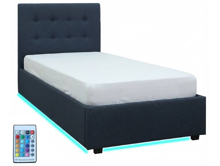 Kastenbett LASER 90x200cm dunkelblau