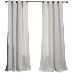 VORHANG 2ER SET »Nürnberg« HxB 245x135 cm Natur