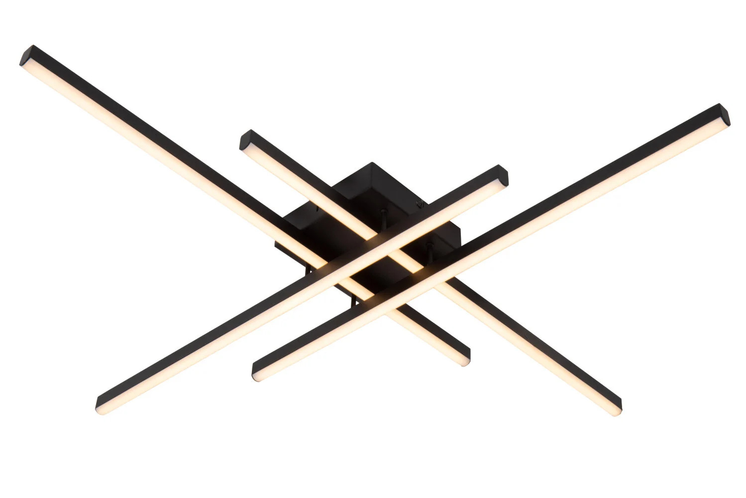 Lucide NOVAK Moderne Plafondlamp LED Dimmbaar CCT Zwart
