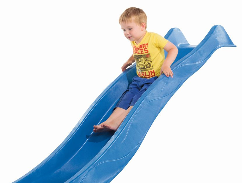 KARIBUHOLZT Akubi Wellenrutsche blau 2,50m 08441674