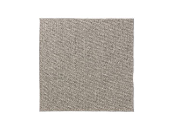 benuta Outdoorteppich Iowa Hellgrau 195/195 cm, Kunststoff, Uni, Quadratisch, 195x195 cm, wasserabweisend, Teppiche & Böden, Teppich, Outdoorteppich