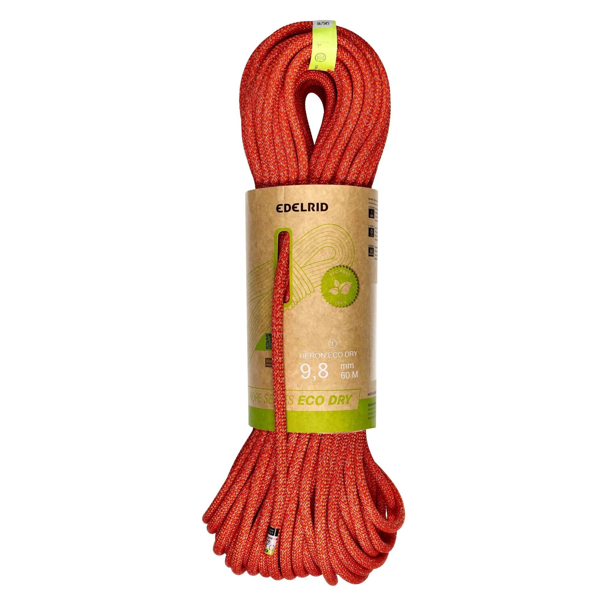 Edelrid Heron Eco Dry 9,8mm Kletterseil (60 m) (713350602140)