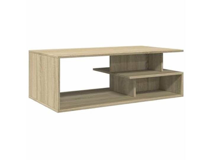 LKJephalotrope Couchtisch Sonoma-Eiche 102x55x35 cm Beistelltisch Stilvoller Wohnzimmertisch aus langlebigem Holzwerkstoff mit viel Stauraum für Zeitschriften und Dekoration.