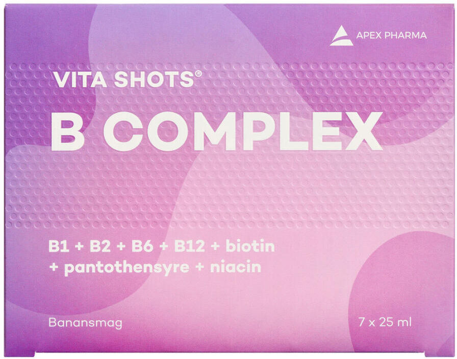 Vita Shots B Complex Kosttilskud 7 x 25 ml